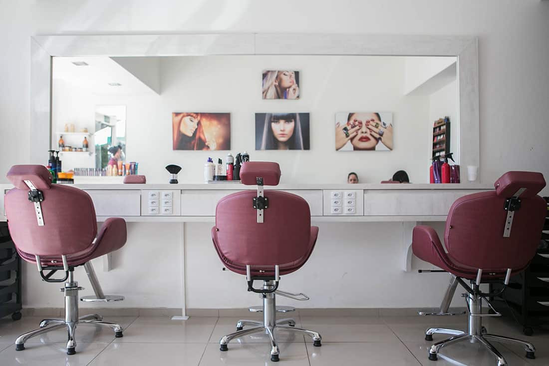 Beauty salon interior